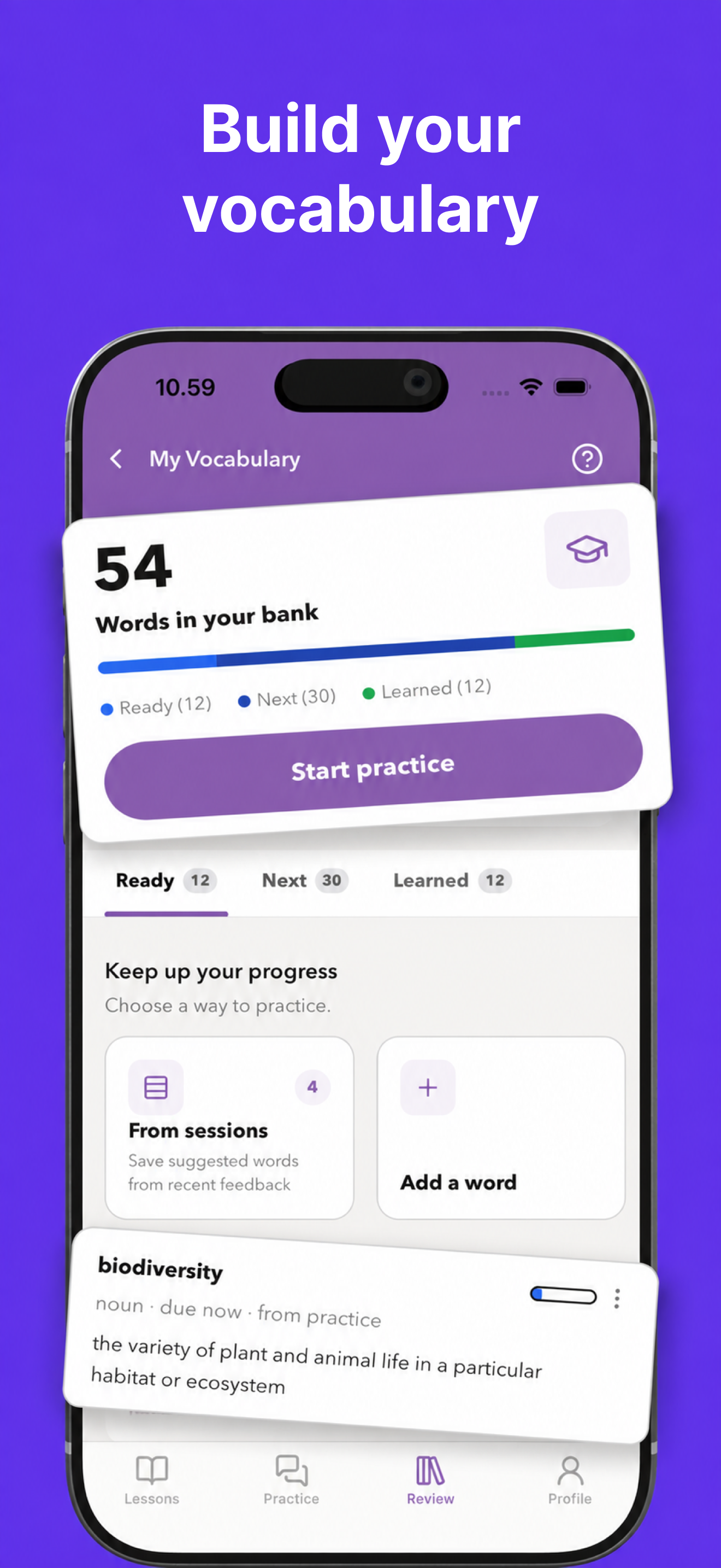 Build your vocabulary